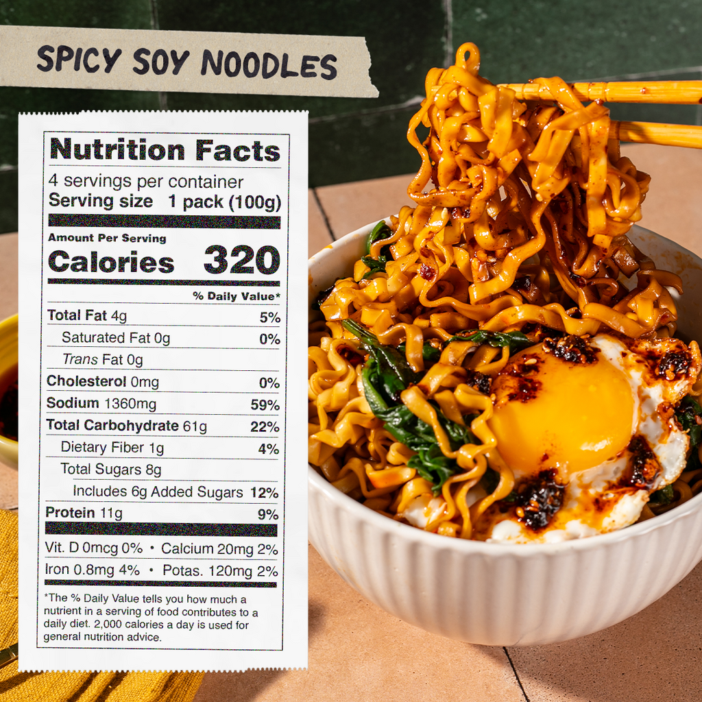 Spicy Soy Noodles | 4 Packs - Easy Choice