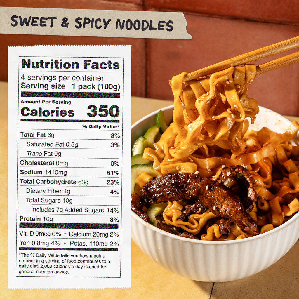 Sweet & Spicy Noodles | 12 Packs - Fresh Ready