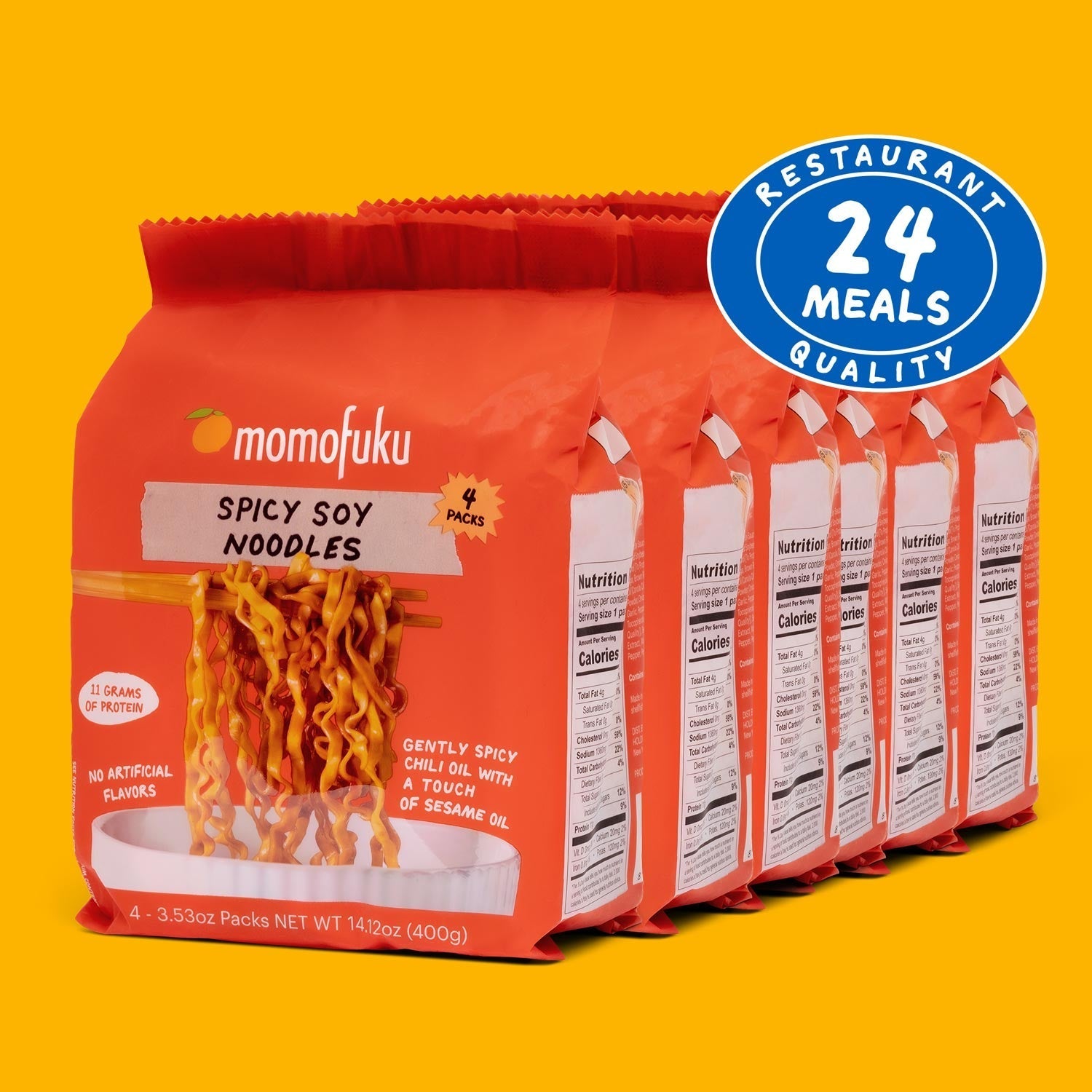 Spicy Soy Noodles | 24 Packs - Soft Pick