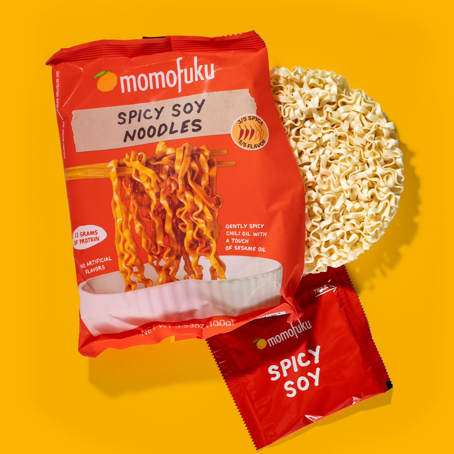 Spicy Soy Noodles | 12 Packs - Soft Pick